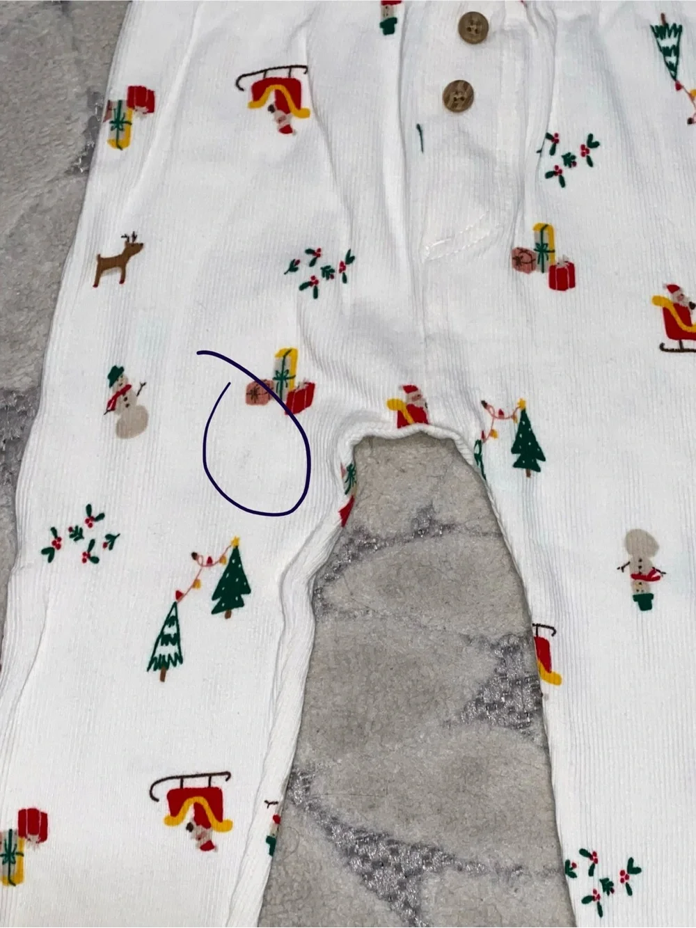 Carters Baby Christmas Unisex 12 Month Snowman Sweater Set